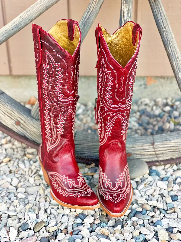 The Casanova Boot in Red