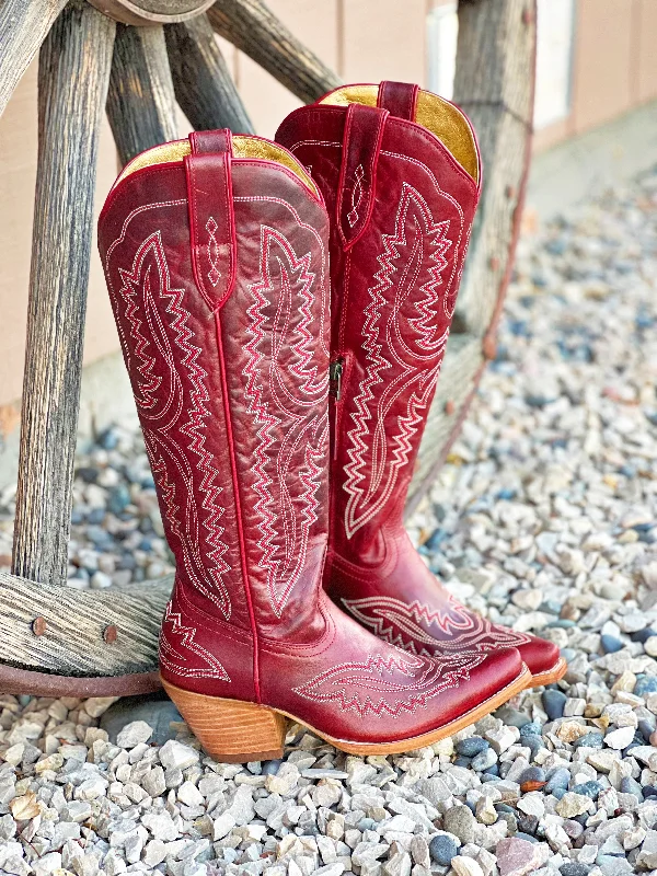 The Casanova Boot in Red