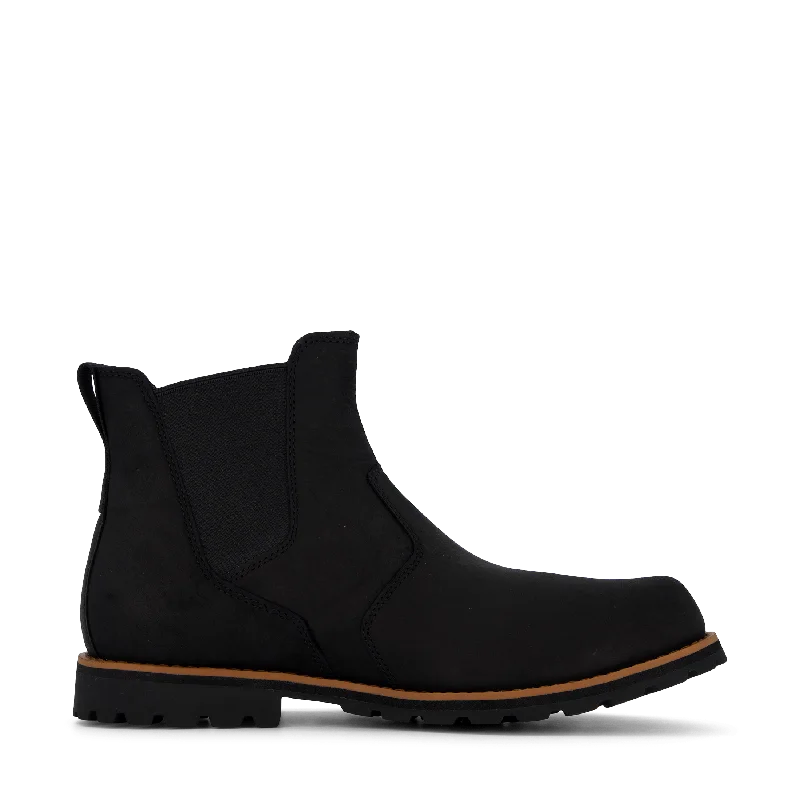 Attleboro Mid Chelsea Boot Jet Jet Black