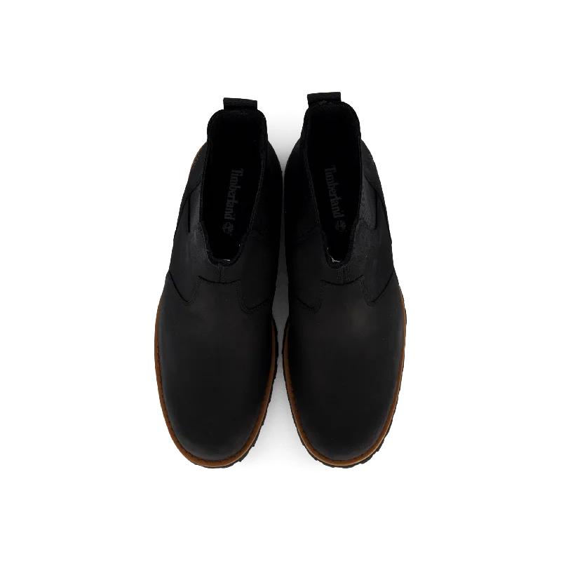 Attleboro Mid Chelsea Boot Jet Jet Black