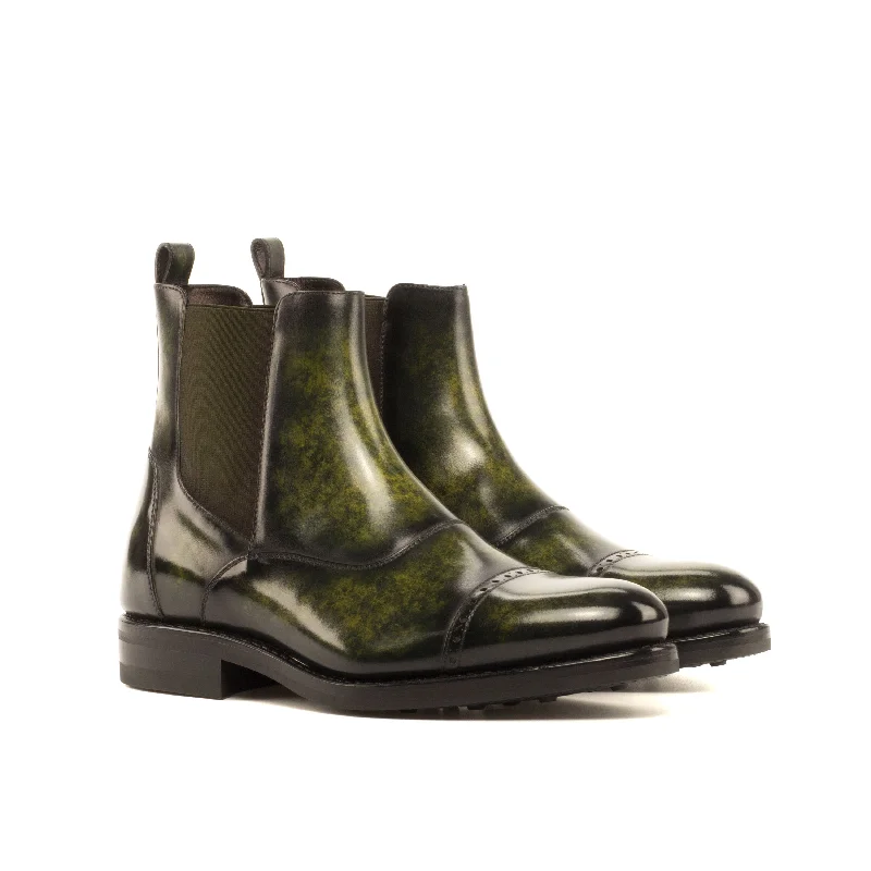 Wardon Patina Chelsea Boots