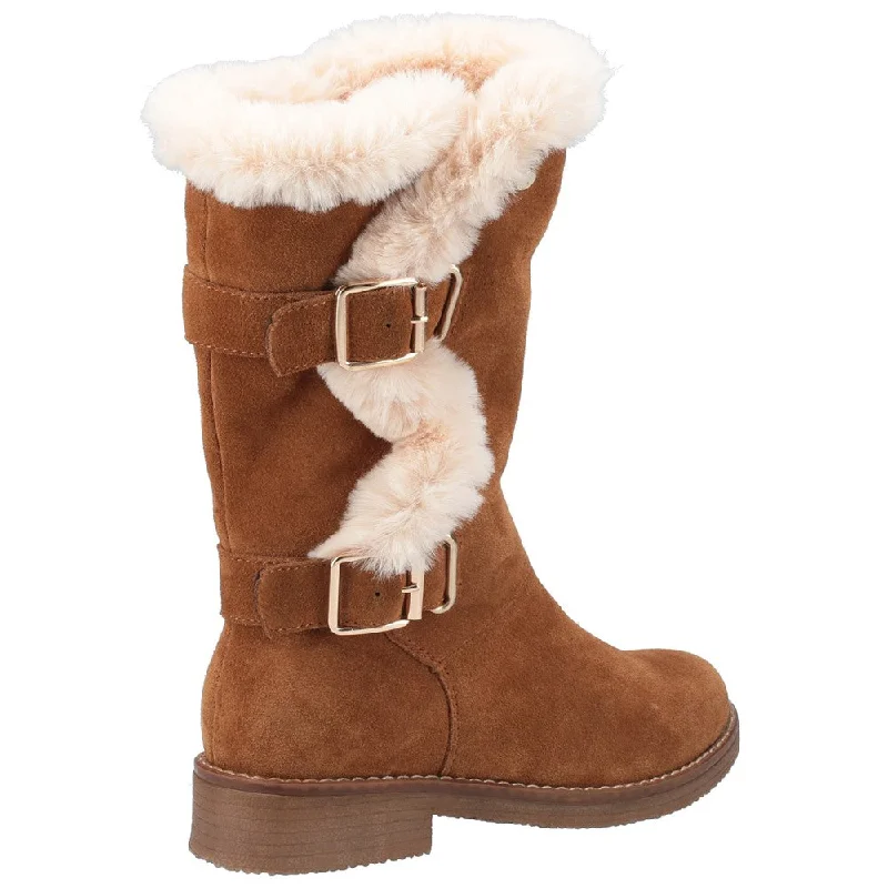 Tan Megan Mid-Calf Boots