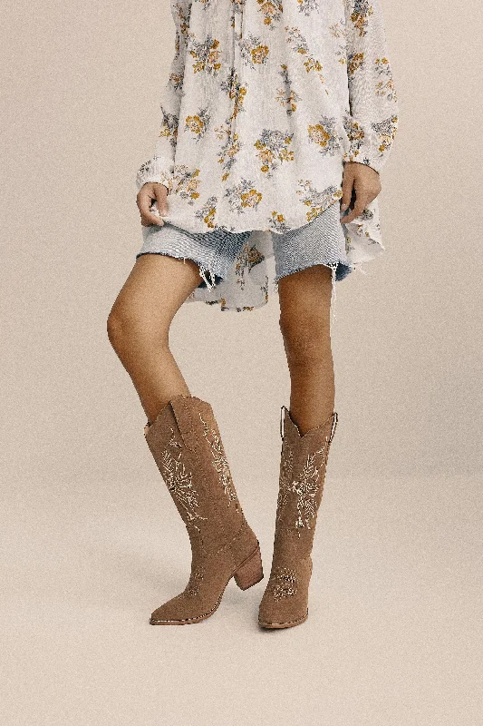 Floral Festival Western Boot