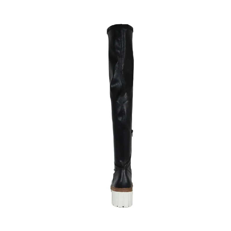 MIKEEY~BLACK THIGH HIGH BOOT