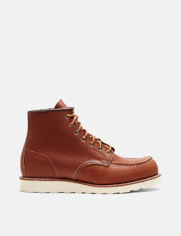 Red Wing Heritage Work 6"" Moc Toe Boots (875) - Tan