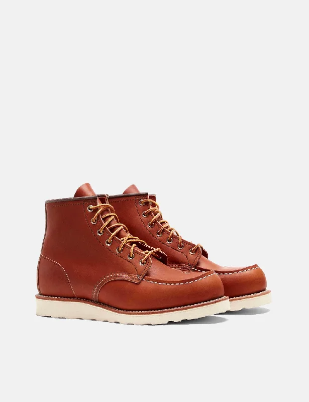 Red Wing Heritage Work 6"" Moc Toe Boots (875) - Tan