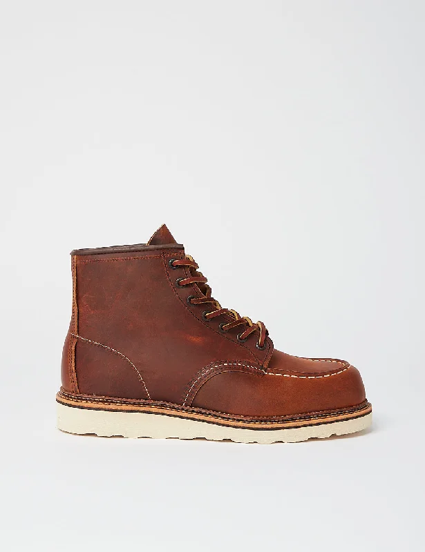 Red Wing Heritage 6"" Moc Toe Boots (1907) - Copper Rough & Tough Brown