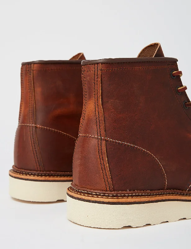 Red Wing Heritage 6"" Moc Toe Boots (1907) - Copper Rough & Tough Brown