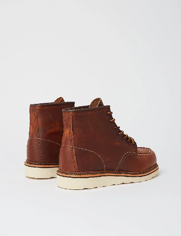 Red Wing Heritage 6"" Moc Toe Boots (1907) - Copper Rough & Tough Brown