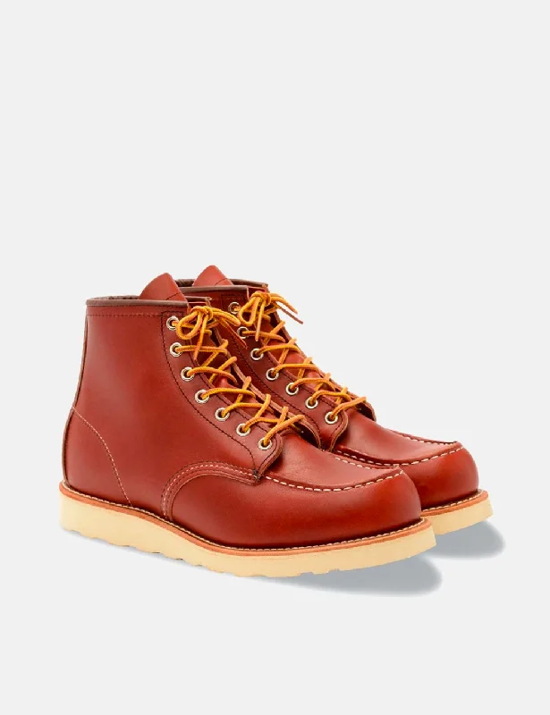 Red Wing 6"" Moc Toe Boot (8131) - Oro Russet Portage