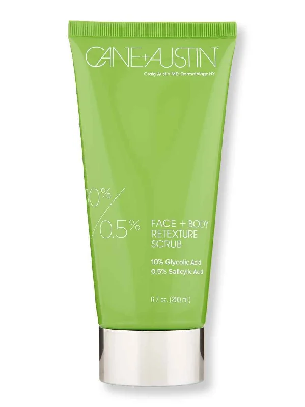 Cane + Austin 10% 0.5% Face & Body Retexture Scrub 6.7 oz