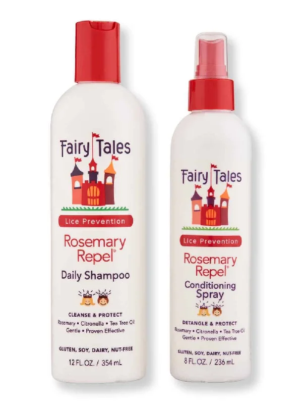 Fairy Tales Rosemary Repel Shampoo 12 oz & Rosemary Repel Conditioning Spray 8 oz