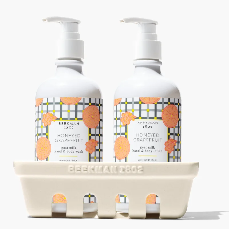 Honeyed Grapefruit Set of 2 Caddy