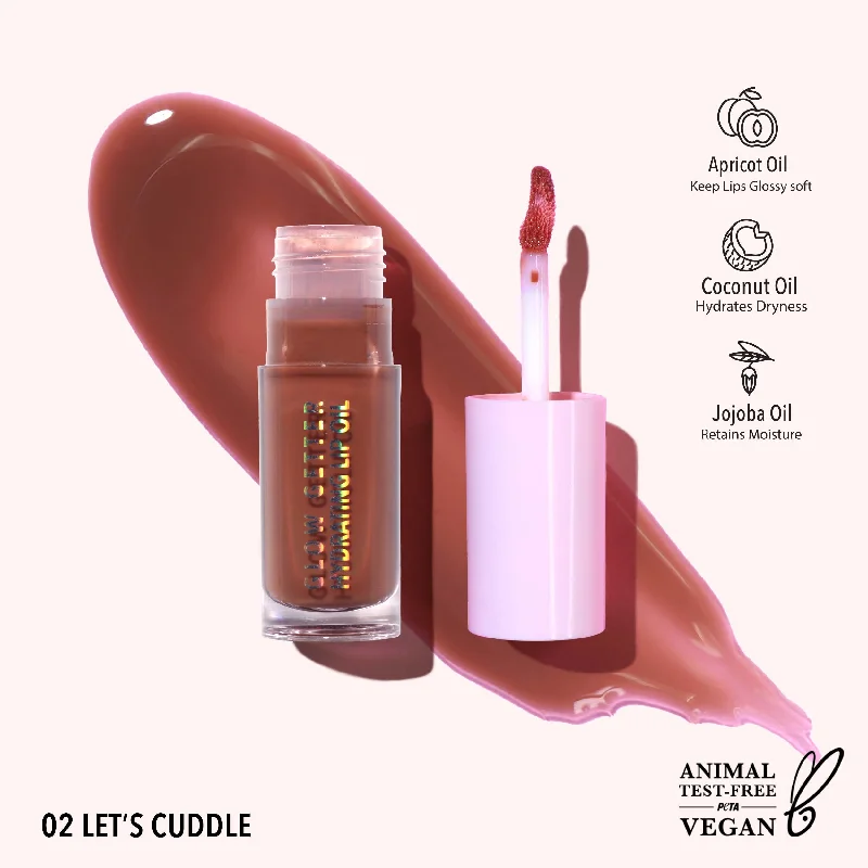 Glow Getter Hydrating Lip Oil (002, Let's Cuddle)