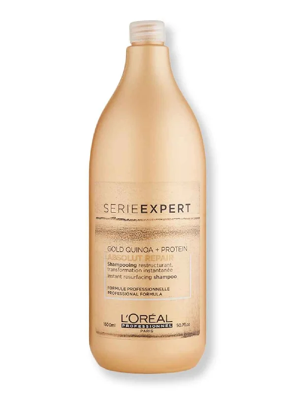 L'Oreal Professionnel Absolut Repair Gold Quinoa + Protein Instant Resurfacing Shampoo 50.7 oz1500 ml