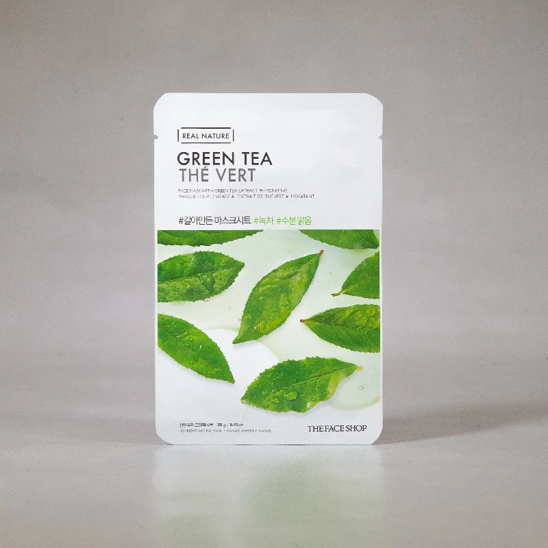 Real Nature Green Tea Face Mask