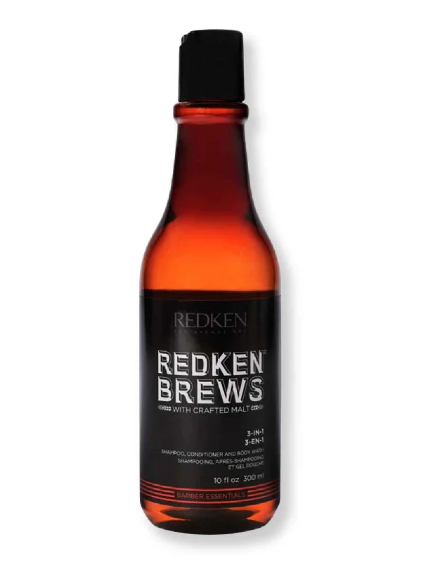 Redken Brews 3-in-1 Shampoo 10.1 oz 300 ml