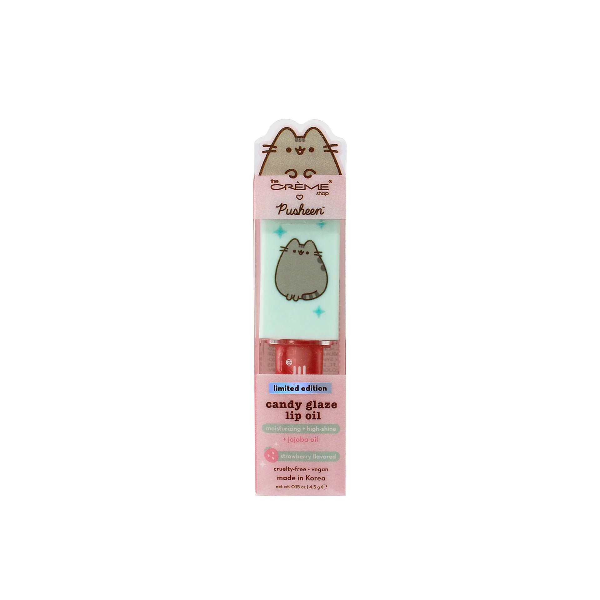 THE CREME SHOP- PUSHEEN- CANDY GLAZE LIP OIL- 4PCS