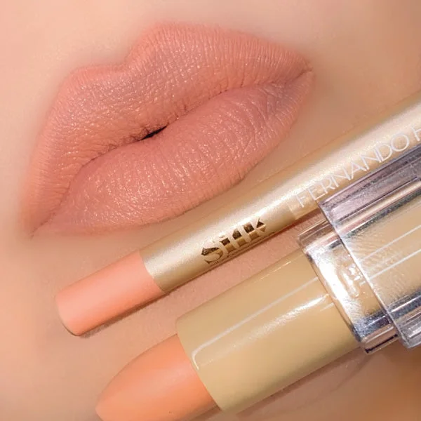 Silk x Fernando Lip Kit - Nude 2 - Warm Peach Nude - Value Pack